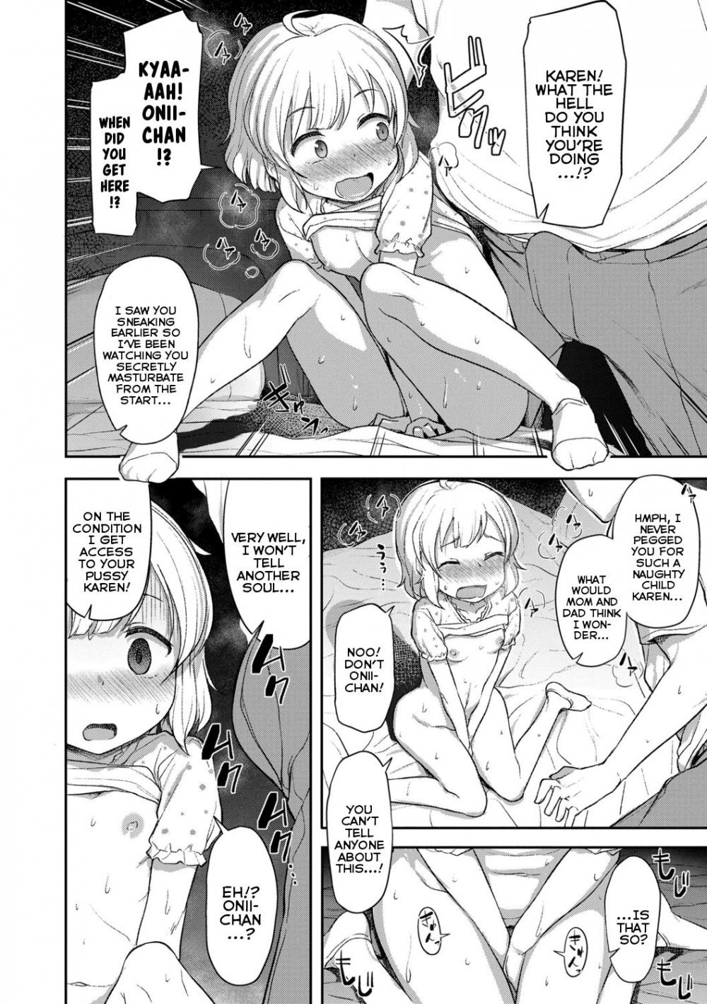 Hentai Manga Comic-What Kind of Weirdo Onii-chan Gets Excited From Seeing His Little Sister Naked?-Chapter 5-4